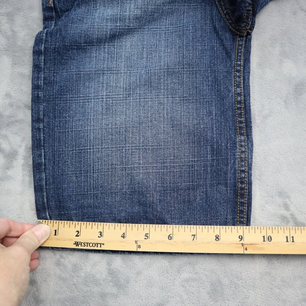 US Polo Assn Shorts Youth 10 Blue Denim Boys Jean Pants Long Grunge Baggy